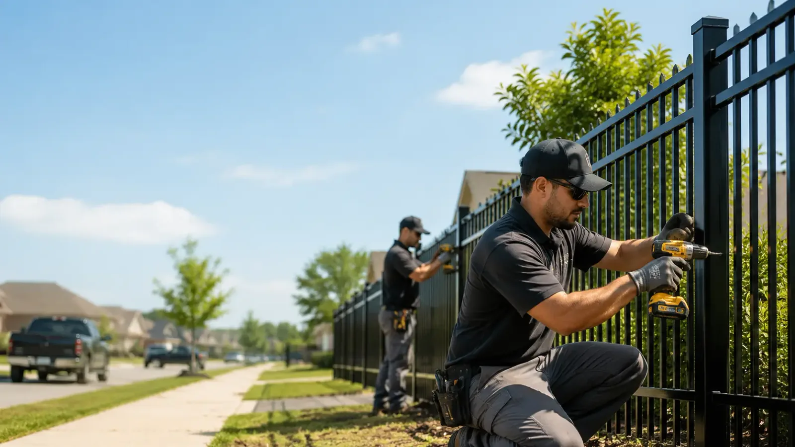 Metal Fence Installation in Raymond, IA